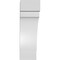 Ekena Millwork 5 1/2-in. W x 10-in. D x 18-in. H Merced Architectural Grade PVC Knee Brace BRCP055X10X18MRC - alternate 2